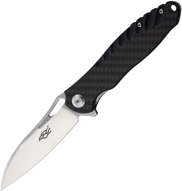 Ganzo Knives Firebird Linerlock Black Carbon Fiber D2 Tool Steel Pocket Knife FH71CF
