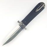 Ganzo Knives Adimanti Samson Pocket Knife Black G10 Folding D2 Steel SAMSONBK