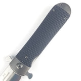 Ganzo Knives Adimanti Samson Pocket Knife Black G10 Folding D2 Steel SAMSONBK