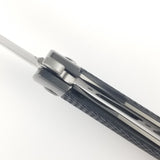 Ganzo Knives Adimanti Samson Pocket Knife Black G10 Folding D2 Steel SAMSONBK