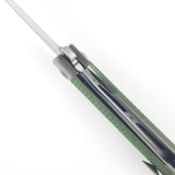 Ganzo Knives Adimanti Samson Pocket Knife Green G10 Folding D2 Steel SAMSONGR