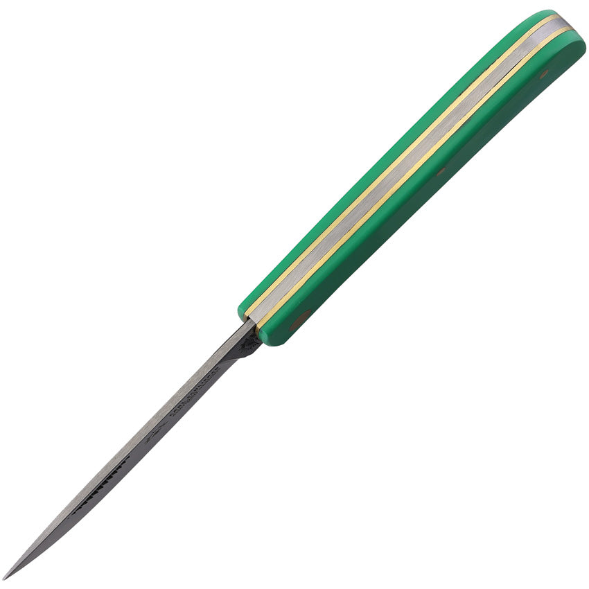 German Eye Clodbuster Folding Pocket Knife Slip Jt Green Stainless Cli ...