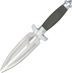 Hibben Double Shadow Knife 11 1/2" Fixed Stainless Double Edge Dagger Wire - 453