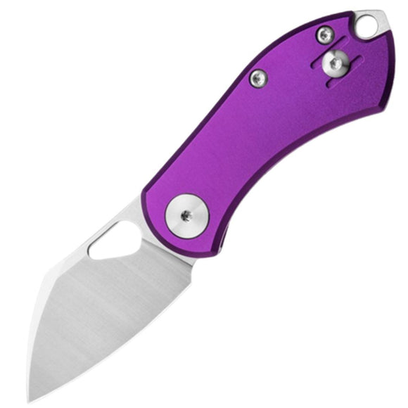 GiantMouse ACE Nibbler Linerlock Purple Aluminum Folding Bohler N690 Knife 11255