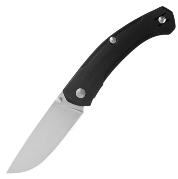 GiantMouse ACE Iona V2 Linerlock Black Micarta Folding CPM-MagnaCut Knife 11620
