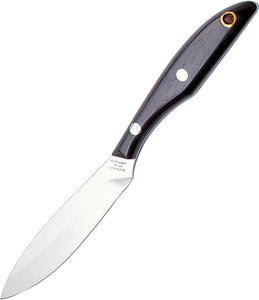 Grohmann Trout & Bird 8" Rosewood Fixed Elliptical Blade Knife w/ Sheath GR2
