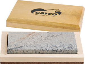 Gatco Natural Arkansas Stone 4" Sharpening Stone w/ Storage Box 80040