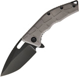 Heretic Knives Martyr Framelock Gray CPM-154 Folding Knife 0094ABL
