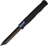 Heretic Knives Automatic Cleric II Knife OTF Carbon Fiber CPM-MagnaCut Tanto Blade 0196ACFBLU