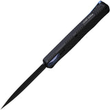 Heretic Knives Automatic Cleric II Knife OTF Carbon Fiber CPM-MagnaCut Double Edge Blade 0206ACFBLU