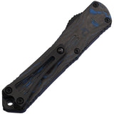 Heretic Knives Automatic Manticore S Knife OTF Blue Aluminum & CF CPM-MagnaCut 0246ABLUCF