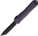 Heretic Knives Automatic Manticore E Knife OTF Gray Aluminum CPM-MagnaCut Tanto Blade 0276AGRY