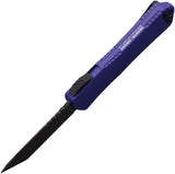 Heretic Knives Automatic Manticore E Knife OTF Purple Aluminum CPM-MagnaCut Tanto Blade 0276APU