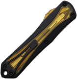 Heretic Knives Automatic Manticore E OTF Knife Black Aluminum & Ultem CPM-MagnaCut Blade 0286AU