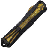 Heretic Knives Automatic Manticore X Knife OTF Black Aluminum & Ultem CPM-MagnaCut Blade 0326AULTEM