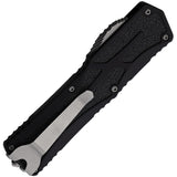 Heretic Knives Automatic Colossus Knife OTF Black Aluminum Serrated CPM-MagnaCut 0392B