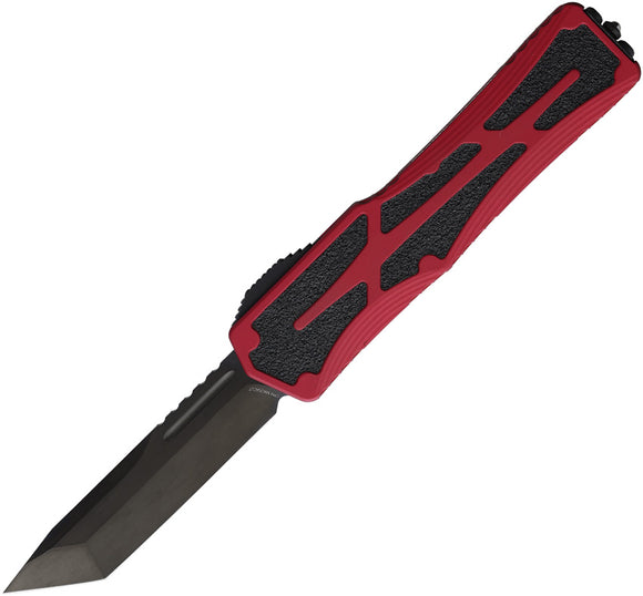 Heretic Knives Automatic Colossus Knife OTF Red Aluminum CPM-MagnaCut Blade 0406ARED