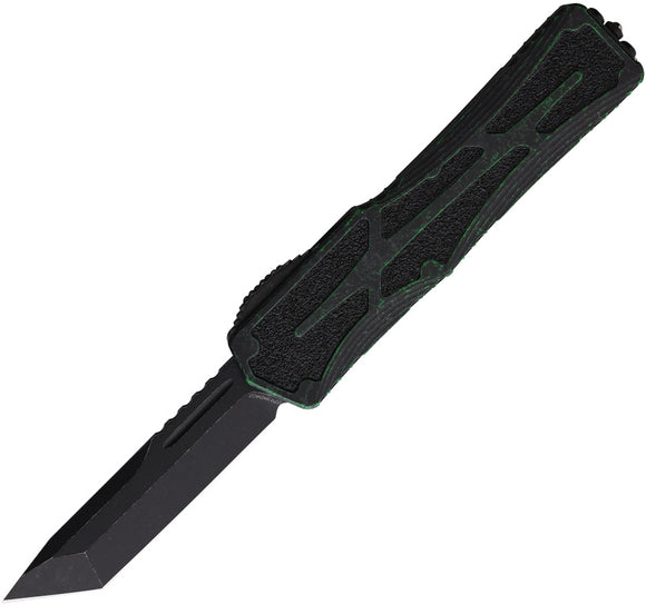 Heretic Knives Automatic Colossus Knife OTF Green Aluminum CPM-MagnaCut Blade 0408ABRKGRN