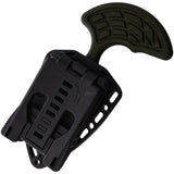 Heretic Knives Sleight Green Aluminum CPM-20CV Push Dagger w/ Sheath 0502CGRN