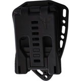 Heretic Knives Sleight Black & Gold Aluminum Serrated 20CV Push Dagger w/ Sheath 0509C