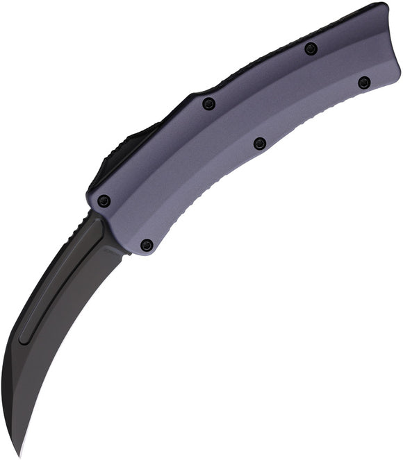 Heretic Knives Automatic ROC Knife OTF Gray Aluminum CPM-MagnaCut Blade 0606AGRY