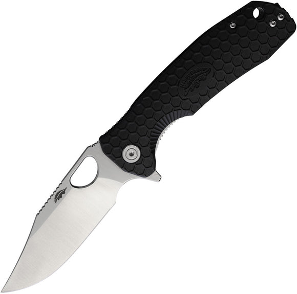 Honey Badger Knives Large Linerlock Black GFN Folding Pocket Knife 4063