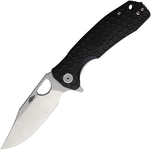 Honey Badger Knives Medium Linerlock Black GFN Folding Pocket Knife 4069
