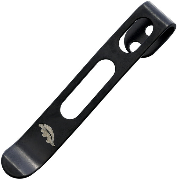 Honey Badger Knives Medium Black Stainless Pocket Clip 5085
