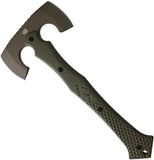 Halfbreed Blades Compact Green OD G10 K110 Steel Battle Axe CBA01ODG