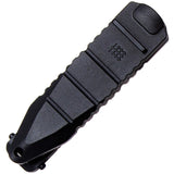 Halfbreed Blades Compact Clearance Black G10 K110 Steel Fixed Blade Knife CCK01