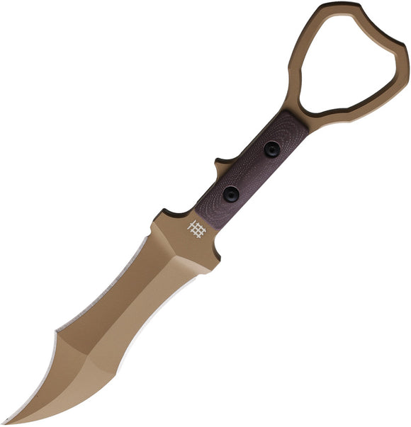 Halfbreed Blades CCK Tuhon Raptor Faded Red G10 K110 Steel Fixed Blade Knife CCK03DE