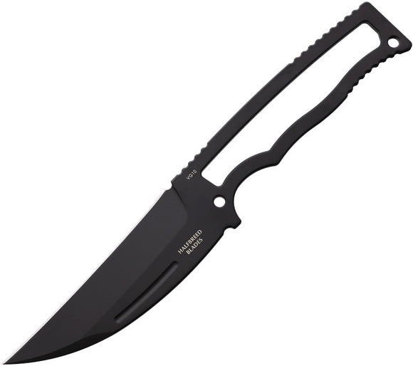 Halfbreed Blades Compact Field Black Stainless Steel Fixed Blade Knife CFK02BLK