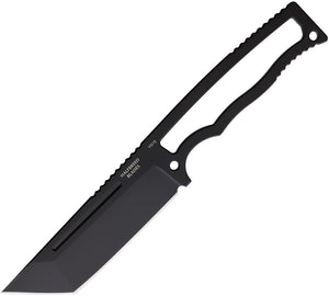Halfbreed Blades Compact Field Black Stainless Steel Fixed Blade Knife CFK03BLK