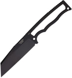 Halfbreed Blades Compact Field Black Stainless Steel Fixed Blade Knife CFK04BLK