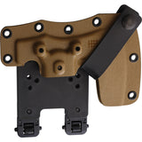 Halfbreed Blades Compact Black & Tan G10 K110 Steel Rescue Axe CRA01DEB