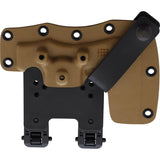 Halfbreed Blades Compact Brown & Tan G10 K110 Steel Rescue Axe CRA01DE