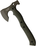 Halfbreed Blades Compact Green OD G10 K110 Steel Rescue Axe CRA01ODG