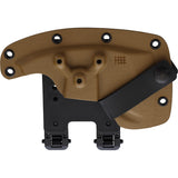 Halfbreed Blades Compact Brown & Tan G10 K110 Steel Rescue Axe CRA02DE