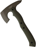 Halfbreed Blades Compact Green OD G10 K110 Steel Rescue Axe CRA02ODG
