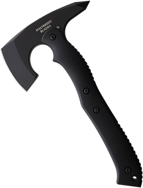 Halfbreed Blades Compact Black G10 K110 Steel Rescue Axe CRA02