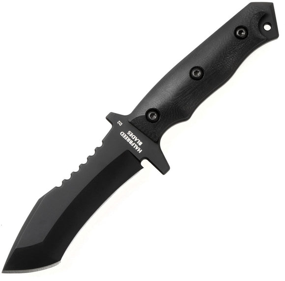 Halfbreed Blades Medium Clearance Black G10 K110 Tool Steel Fixed Blade Knife MCK02