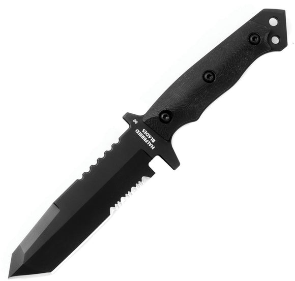 Halfbreed Blades Medium Infantry Black G10 K110 Tool Steel Fixed Blade Knife MIK02
