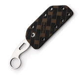 Hydra Knives Buzzard White Hawk Gray 1.4116 Stainless Fixed Blade Knife S01SBL