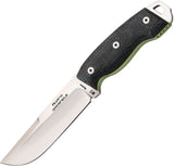 Hydra Knives Openfield Black Micarta Niolox Fixed Blade Knife w/ Sheath S02