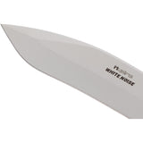 Hydra Knives White Noise Gray G10 Bohler K110 Fixed Blade Knife w/ Sheath S07