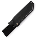 Hydra Knives Gekido Black G10 Sleipner Steel Fixed Blade Knife w/ Sheath S09