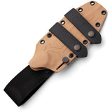 Hydra Knives Phobos Desert Tan G10 Sleipner Fixed Blade Knife w/ Sheath S16BR