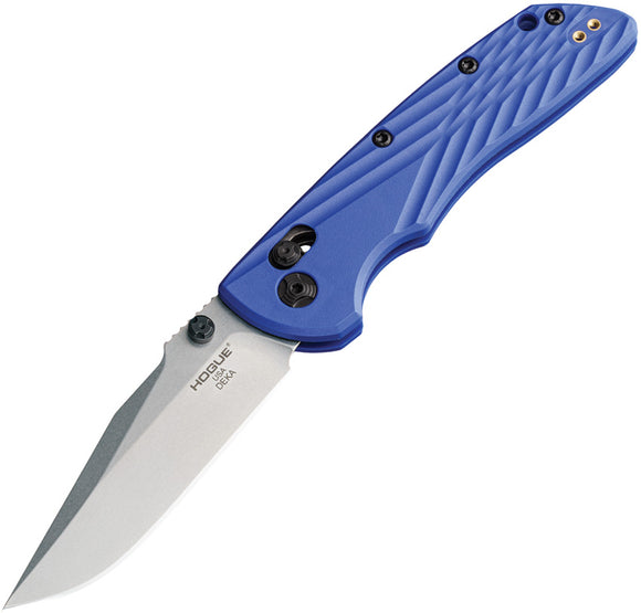 Hogue Deka ABLE Lock Blue Polymer Folding MagnaCut Pocket Knife 24373
