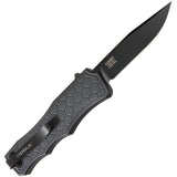 Hogue Automatic Exploit Knife OTF Black Aluminum CPM-S30V Stainless PVD Clip Point Blade 34056