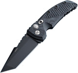 Hogue Automatic Ex-A01 Knife Button Lock Black G10 & G-Mascus 154CM Stainless Tanto Blade 34129